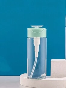 120ml化妝品空瓶,卸妝水瓶,塑料化妝品分裝瓶,化妝品分配器瓶衛浴用品,向下壓式空鎖定泵分配器瓶,可用於指甲油和卸妝水臉部乳液,便攜旅行可裝滿的塑料透明化妝容器。 - 綠色 - 查看 2