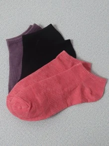 20 双女士薄款休闲低帮踝袜，多色，夏季 - 彩色 - 查看 5