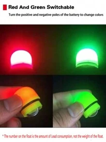 Phao Câu Cá EVA Bể Phao Câu Cá Với Pin Xốp Điện Tử Đèn Ngủ Câu Cá Bobber Đôi Quang Câu Cá Bobbers - Nhiều màu - Xem 7