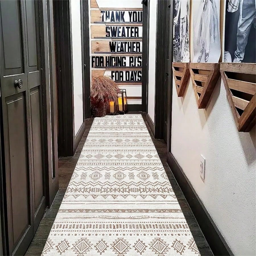 1pc Hallway Carpet Runner, Entrance Door Floor Mat, Long Doormat