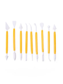 8 Piezas De Herramientas Para Modelar, Tallar Y Esculpir Arcilla Y Cerámica - Multicolor - Ver 8