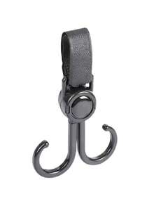 1 móc xe đạp điện, móc xe đẩy em bé, xe đạp xe máy, móc đa năng không cần khoan, móc xe ô tô chạy bằng pin - màu đen - Xem 5