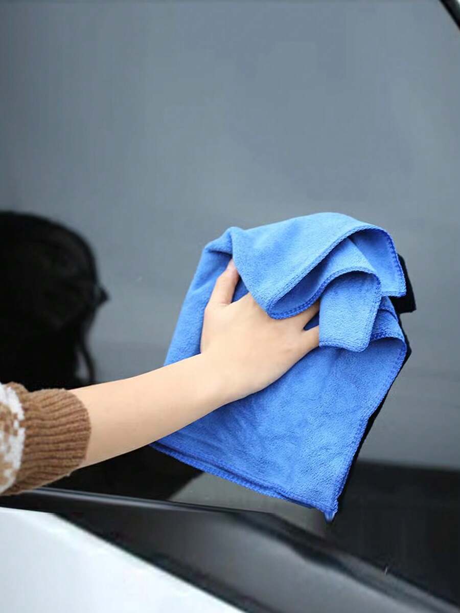 1 Miếng 30*30cm Đa chức năng Vệ sinh ô tô Khăn tắm Đối với Hấp thụ Nước , Lau sạch Và Bảo trì - Màu xanh lam - Xem 1