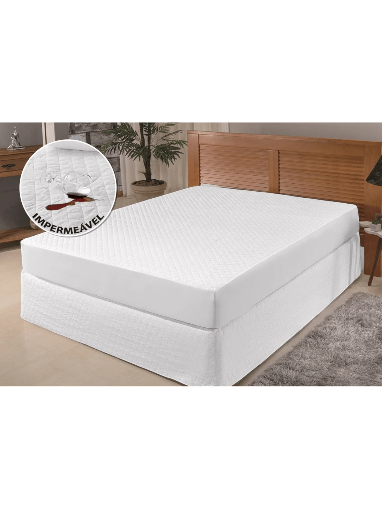 Mattress Pads - 白色 - 查看 1