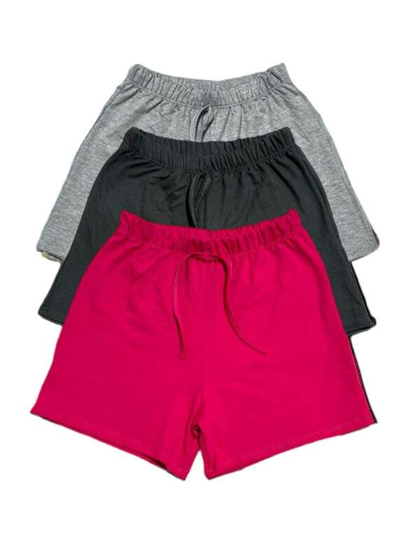 Kit 3 Short Infantil juvenil Reforçado Escolar Bermuda