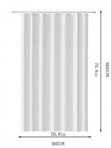 1入組紫色薰衣草蠟燭和黑色石頭數字印花防水防霉淋浴簾。 - 彩色 - 查看 3
