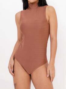 Women Bodysuits - Óxido marrón - Ver 5
