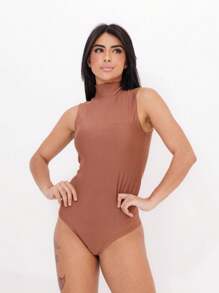 Women Bodysuits - Óxido marrón - Ver 4