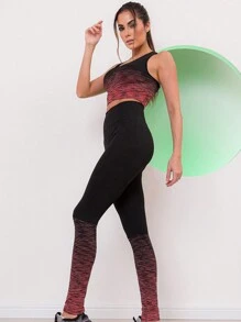 Women Sports Sets - 紅色 - 查看 4