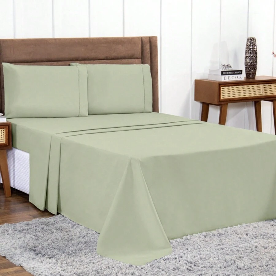 Sheet Sets with Pillowcases - 綠色的 - 查看 1