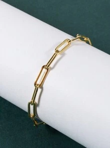 1 Stück Minimalistisches Modisches Gedrücktes Kettenarmband Geeignet Für Den Täglichen Gebrauch