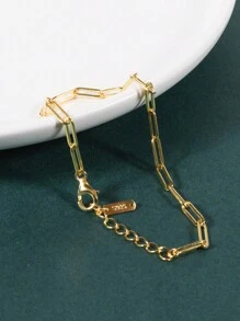 1 Stück Minimalistisches Modisches Gedrücktes Kettenarmband Geeignet Für Den Täglichen Gebrauch