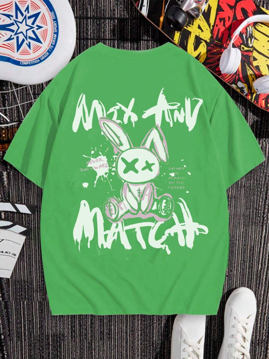Men T-Shirts - màu xanh lá - Xem 1
