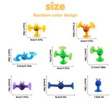 吸盤玩具(適用於3歲以上男女孩童),吸盤浴玩具,疊疊樂淋浴玩具,蒙特梭利浴缸玩具,感官玩具,旅遊玩具