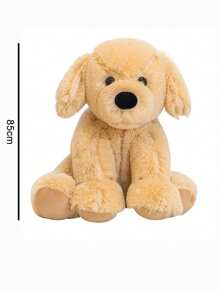 1pc Golden Retriever Stuffed Animal Plush Toy Extra Large Dog Doll For Girls' Gift - Brown - View 2
