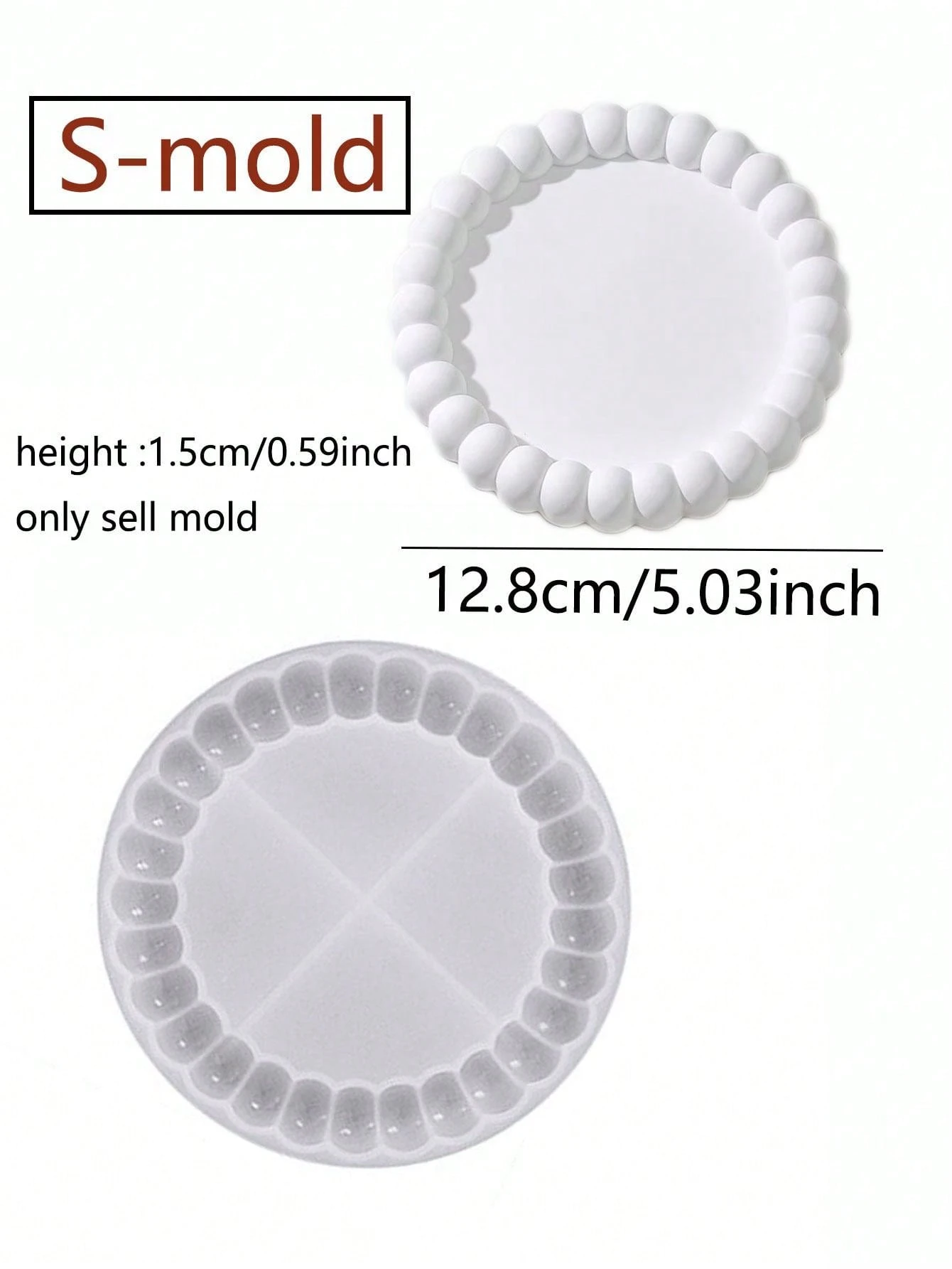 Moule En Silicone Pour Bougeoirs En Béton - Forme Demi-Cercle, DIY Déco