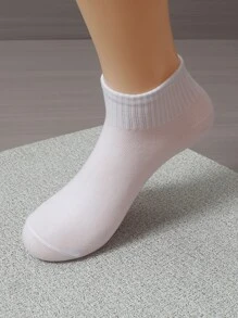 20 Pairs Women Summer Thin Casual Fashion Low Vamp Short Socks, Multi-Color - Black and White - View 5