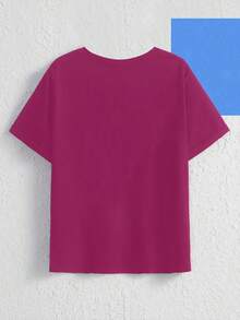 Men T-Shirts - 粉色 - 查看 3