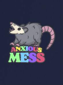 Men T-Shirts - 藏蓝色 - 查看 2