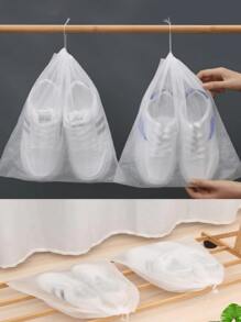 10入組日常旅行無紡布輕便可折疊的套裝的鞋收納包裹適合旅行收納收納鞋收納鞋收納學校用品學校物品適用於大學宿舍適用於學生鞋配件鞋盒鞋架鞋包房間物品鞋盒鞋包鞋子收納盒抽繩包適用於鞋旅行配件