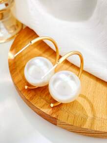 Anting melingkar - Yellow Gold - View 6