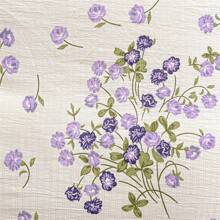 Ultra-soft Jacquard Aerobic Small Bamboo Two-layer Yarn Three-piece/four-piece Set - Purple - View 6