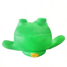 3pcs/pack Big Green Fish Shaped Slow Rising Squishy Toy Anti-stress Puffer Fish Toy - Green - View 5