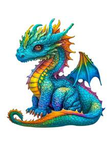 Cute Dinosaur Pattern Puzzle, Adult Stress Relief Toy, Unique Wooden Jigsaw Puzzle, Suitable For Christmas, Puzzle, Jigsaw Puzzle, Puzzles For Adults, Puzzle 1000 Pieces, Puzzle, Puzzles For Adults,Puzzle Christmas,Puzzle Table,1000 Pieces Puzzles