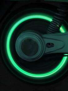 8入組車用發光輪胎氣閥帽,夜光機械人自行車輪胎車車毂氣閥帽裝飾品 1/ 4入組 - 綠色 - 查看 5