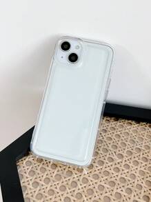 Minimalist Transparent Phone Case Compatible With IPhone 13/14/15/16/16 Plus/16 Pro Max & Galaxy