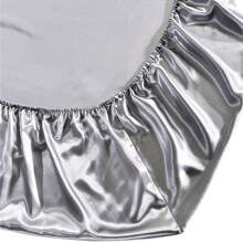 1 Miếng Màu thuần Phù hợp Khăn trải giường Với Đàn hồi Ban nhạc Dễ Thích hợp Đối với Phòng ngủ Và Vỏ gối Không bao gồm - Màu Xám nhạt - Xem 3