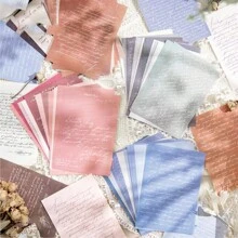 30 Sheets/Pack Vintage Style Material Paper Suitable For Decorating Luggage, Skateboards, Notebooks, Phones, Tablets, Mugs, Envelopes, Greeting Cards - Multicolor - View 2