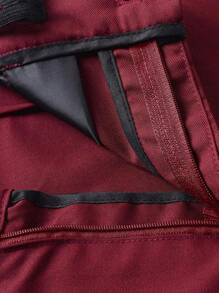 Boys Suits 4-Pieces Suit Set Toddler Tuxedos Dresswear Ring Bearer Outfit Wedding Blazer Vest Pants Tie Formal Suits For Kids Burgundy Size 4-16Y - Burgundy - View 7