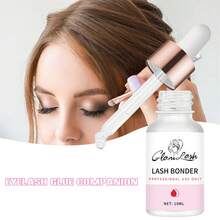 1 Stück 10ml Wimpernkleber, wasserfester, lang anhaltender Wimpernkleber für Wimpernverlängerungszubehör - Weiss - Übersicht 2