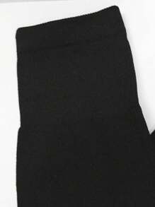 CALCETAS DEPORTIVAS INFANTILES FUTBOL VOLEY BEISBOL BASQUET - Negro - Ver 2