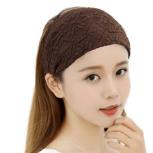 1條復古女士額頭髮箍,彈性帶款式,時尚簡約防滑女士頭飾