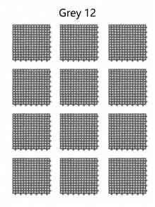 6/12入組浴室防滑墊,防水防摔墊,可用於淋浴房、浴室地板裝飾 - 灰色 - 查看 10