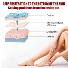 1入組果酸去角質足膜,刪除死皮&老繭,保濕和滋養,足療治療 - 紅白色 - 查看 8