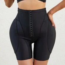 Women's Butt Lifter Shapewear With Padded Hip Enhancer, Butt Shaping And Tummy Control Underwear - Black - View 5