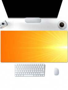 1pc Anti-skid Mouse Pad With 4 Optional Sizes - Black and White - View 1