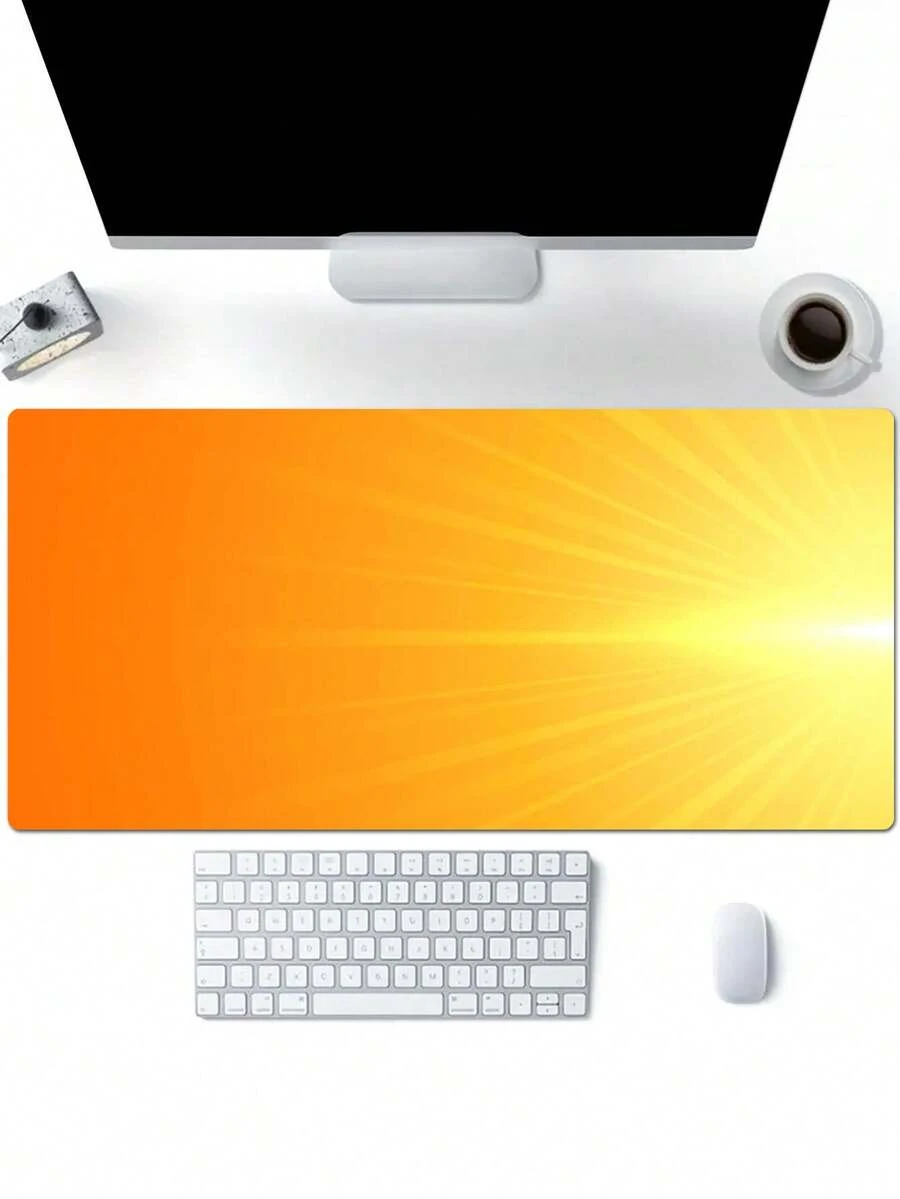 1pc Anti-skid Mouse Pad With 4 Optional Sizes - Black and White - View 1