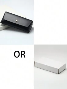 Rimless Square Frame Fashion Glasses Y2k Glasses Cowgirl Summer - Hot Pink - View 6