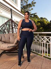 Plus Size Women Tops - Màu xanh hải quân - Xem 3