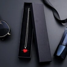 Black Jewelry Packaging Box For Ring, Earring, Bracelet, Necklace Gift Box - Black - View 4