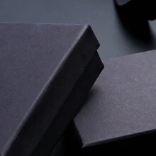 Black Jewelry Packaging Box For Ring, Earring, Bracelet, Necklace Gift Box - Black - View 8