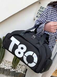 Women's Gym Bag Sports Backpack Men's Travel Fitness - 黑色 - 查看 7