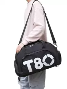 Women's Gym Bag Sports Backpack Men's Travel Fitness - 黑色 - 查看 10