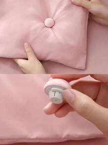 4入組灰色被套夾,床單固定夾具,具有一鍵釋放功能,可使您的床單固定在原位 - 灰色 - 查看 3