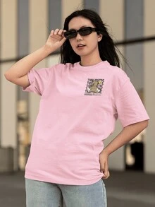 Men T-Shirts - 淺粉色 - 查看 5