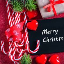 1set(6pcs) Christmas Red & White Candy Cane Decoration Hanging Ornaments, Creative Artificial Candy Cane Ornaments For Christmas Decorations - Red and White - View 8